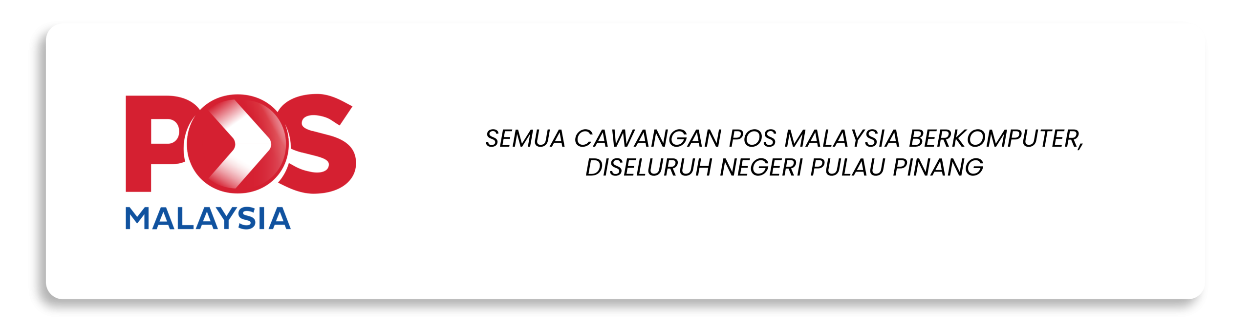 Kaunter Pos Malaysia